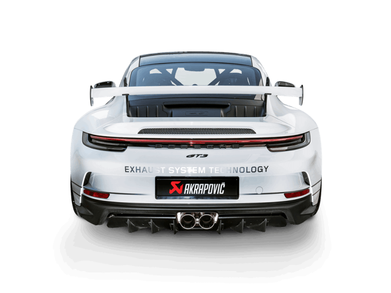 Akrapovic 21-22 Porsche 911 GT3/GT3 RS (992) Slip-On Race Line (Titanium) w/Titanium Tips - Torque Motorsport