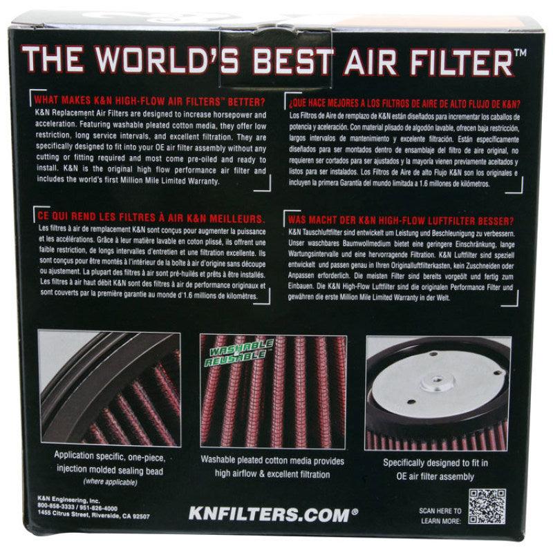 K&N Universal 7in OD / 5in ID / 1.938in H Round Replacement Air Filter - Torque Motorsport