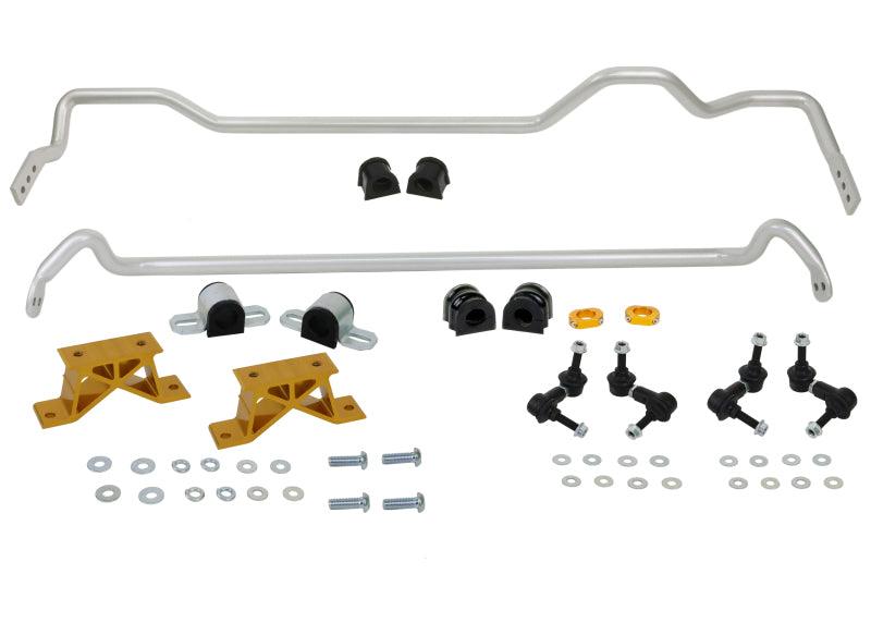 Whiteline 04-06 Subaru Impreza STI USDM Front & Rear Sway Bar Kit 24mm w/Mounts - Torque Motorsport