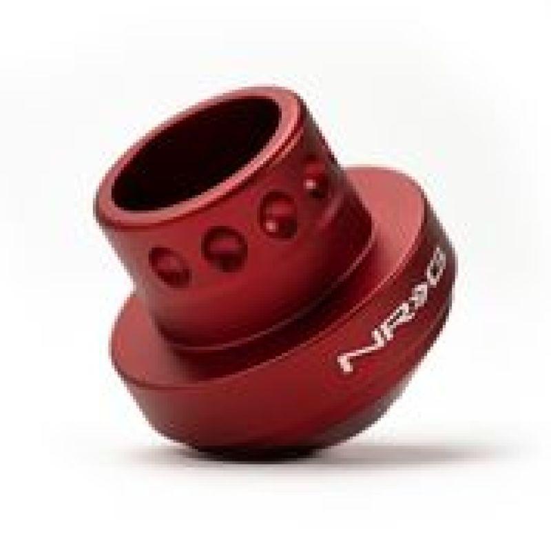 NRG Short Hub Adapter 92-95 Honda Civic / 92-96 Prelude / 90-93 Accord - Matte Red - Torque Motorsport