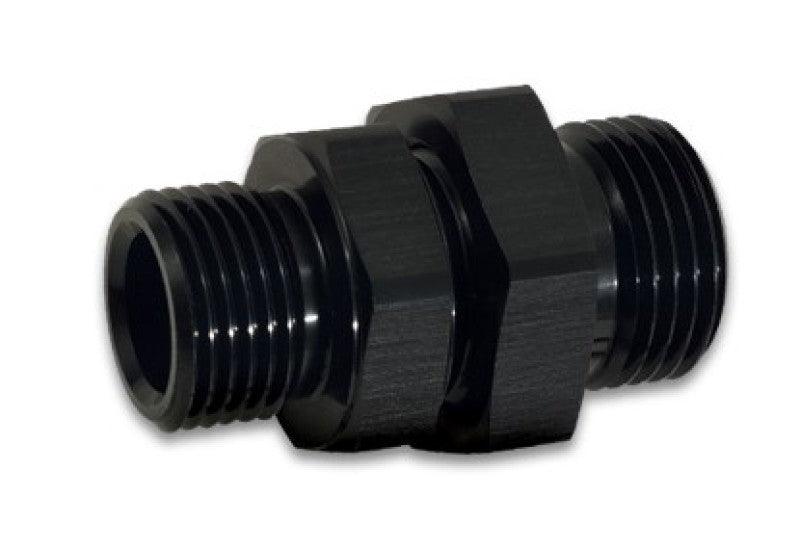 Vibrant -10AN to -8AN ORB Male to Male Union Adapter - Anodized Black - Torque Motorsport