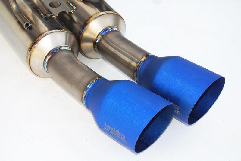 Invidia 2015+ WRX/STi Gemini 80mm Full Titanium Quad 101mm Tip Cat-Back Exhaust - Torque Motorsport